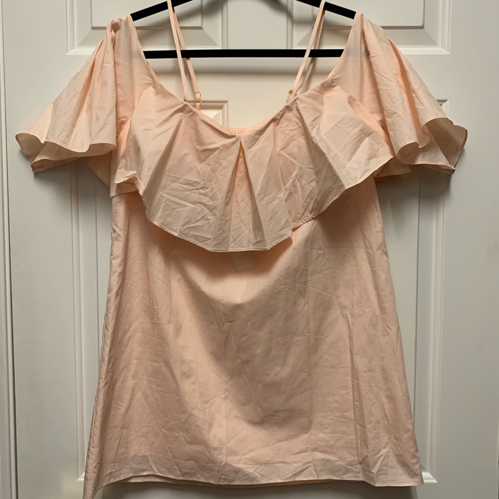 NWT Amanda Uprichard Blush Off the Shoulder Dress